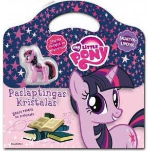  - My little pony. Paslaptingas kristalas. Nauja pasaka su lipdukais. Su Žėrutės fi gūrėle. (su iškirpta rankenėle) - 000000000002164665